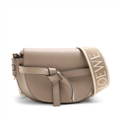 Loewe Beige Leather Mini Gate Bag  [Clearance Sale]