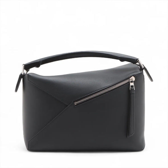 Loewe Black Leather Medium Puzzle Bag [Clearance Sale]