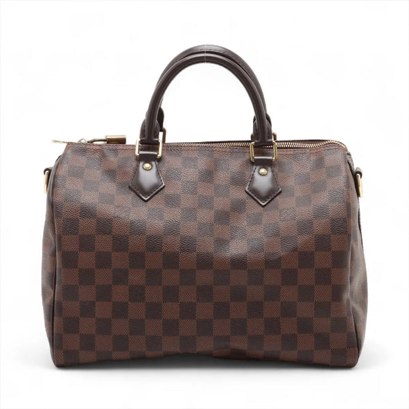 Louis Vuitton Damier Ebene Canvas Speedy 30 Bandouliere [Clearance Sale]