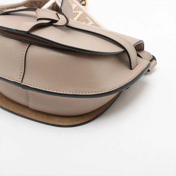 Loewe Beige Leather Mini Gate Bag  [Clearance Sale]