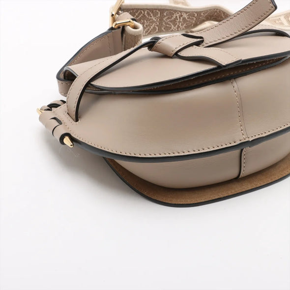 Loewe Beige Leather Mini Gate Bag  [Clearance Sale]