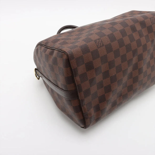 Louis Vuitton Damier Ebene Canvas Speedy 30 Bandouliere [Clearance Sale]