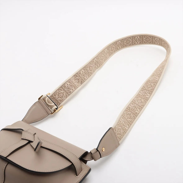 Loewe Beige Leather Mini Gate Bag  [Clearance Sale]