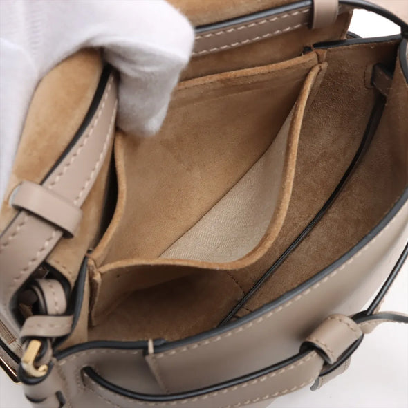 Loewe Beige Leather Mini Gate Bag  [Clearance Sale]