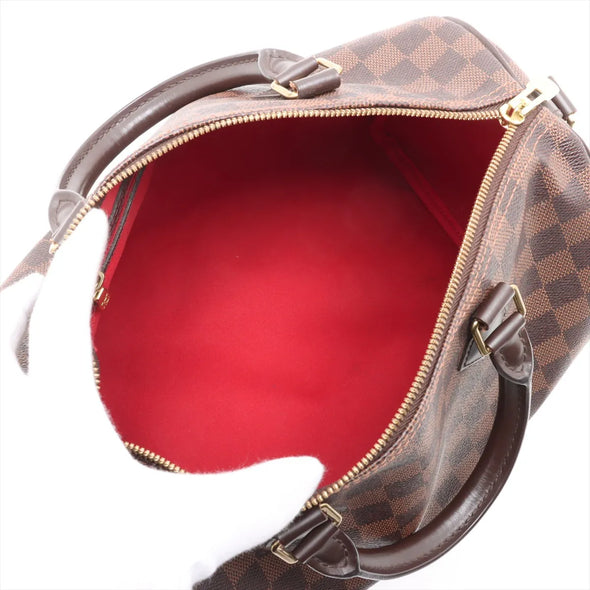 Louis Vuitton Damier Ebene Canvas Speedy 30 Bandouliere [Clearance Sale]