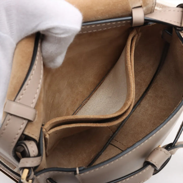 Loewe Beige Leather Mini Gate Bag  [Clearance Sale]
