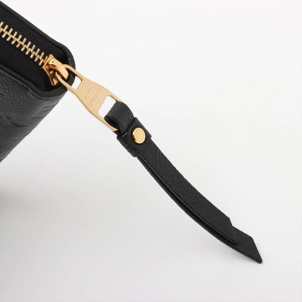Louis Vuitton Noir Monogram Empreinte Leather Zippy Wallet [Clearance Sale]