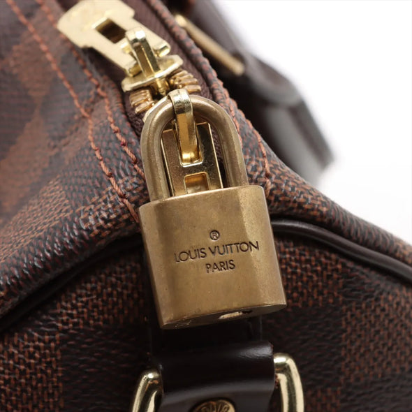 Louis Vuitton Damier Ebene Canvas Speedy 30 Bandouliere [Clearance Sale]