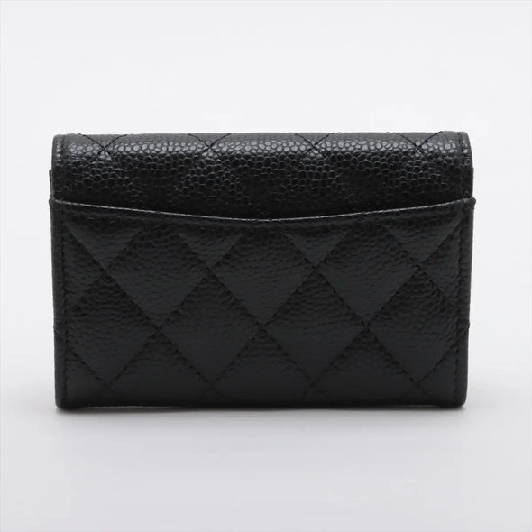 Chanel Black Caviar Calfskin Card Case [Clearance Sale]