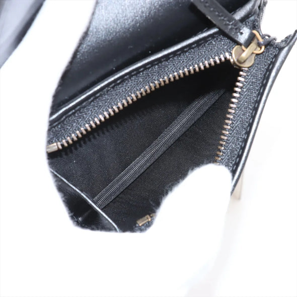 Gucci Black Marmont Leather Compact Wallet [Clearance Sale]