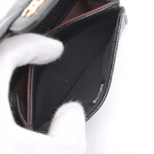 Chanel Black Caviar Calfskin Card Case [Clearance Sale]