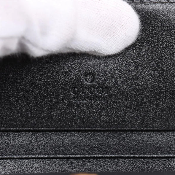 Gucci Black Marmont Leather Compact Wallet [Clearance Sale]