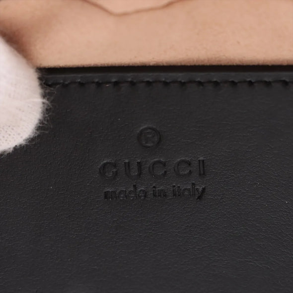 Gucci Black Leather GG Marmont Small Shoulder Bag [Clearance Sale]