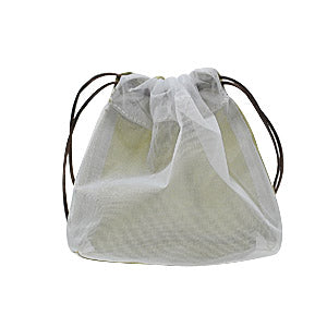 Gold Sheer Fabric Jewellery Pouches (Pack of 5)