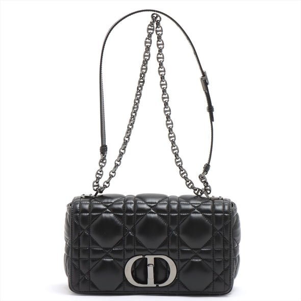 Christian Dior Black Medium Dior Caro Shoulder Bag [Clearance Sale]