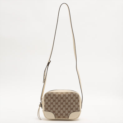 Gucci Beige GG Canvas Crossbody Bag [Clearance Sale]