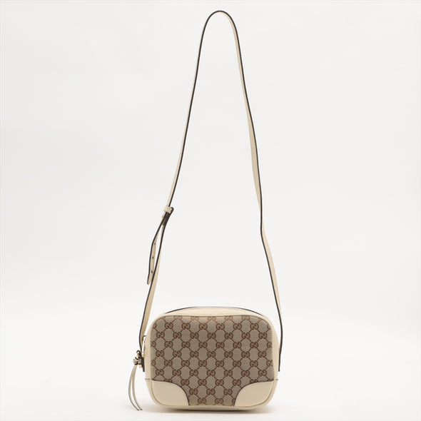 Gucci Beige GG Canvas Crossbody Bag [Clearance Sale]