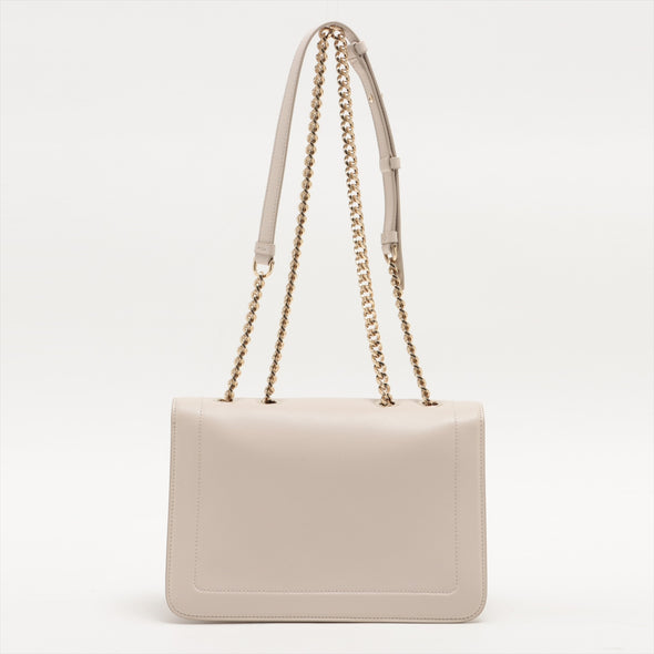 Salvatore Ferragamo Beige Vara Bow Shoulder Bag [Clearance Sale]
