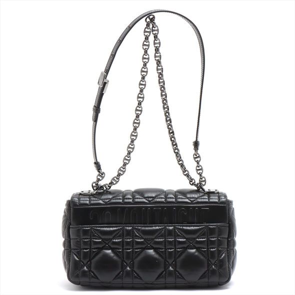 Christian Dior Black Medium Dior Caro Shoulder Bag [Clearance Sale]