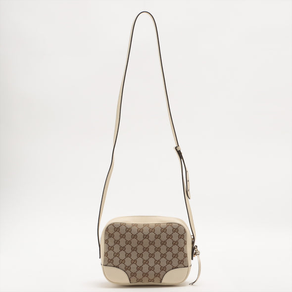 Gucci Beige GG Canvas Crossbody Bag [Clearance Sale]