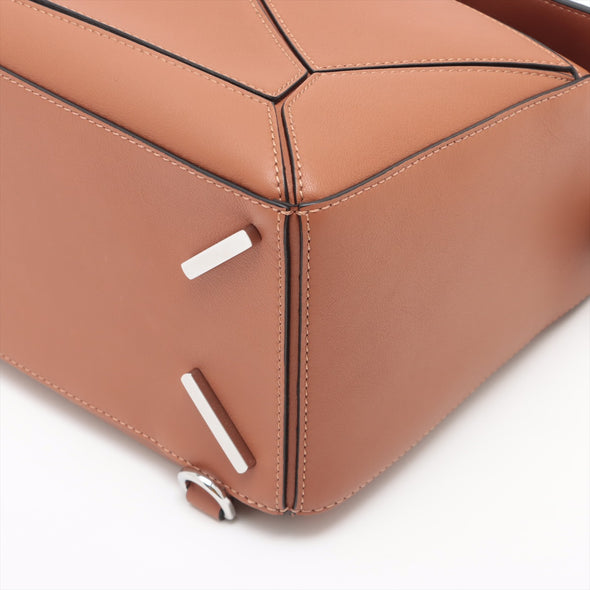 Loewe Tan Calfskin Leather Puzzle Bag [Clearance Sale]
