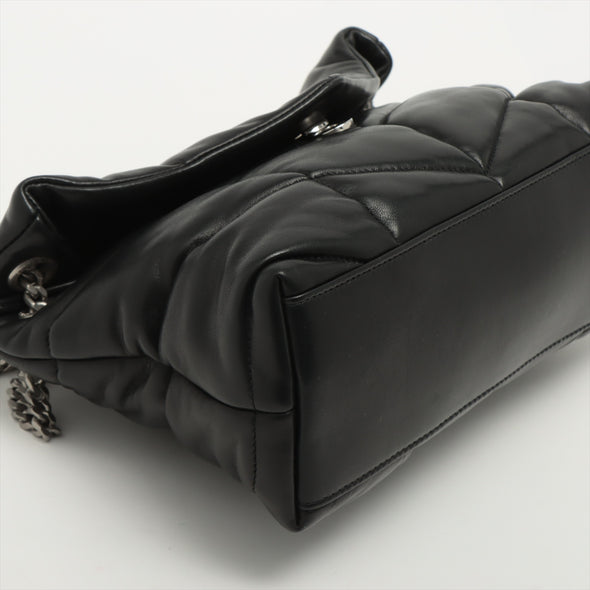 Saint Laurent Black Leather Puffer Small Chain Bag [Clearance Sale]