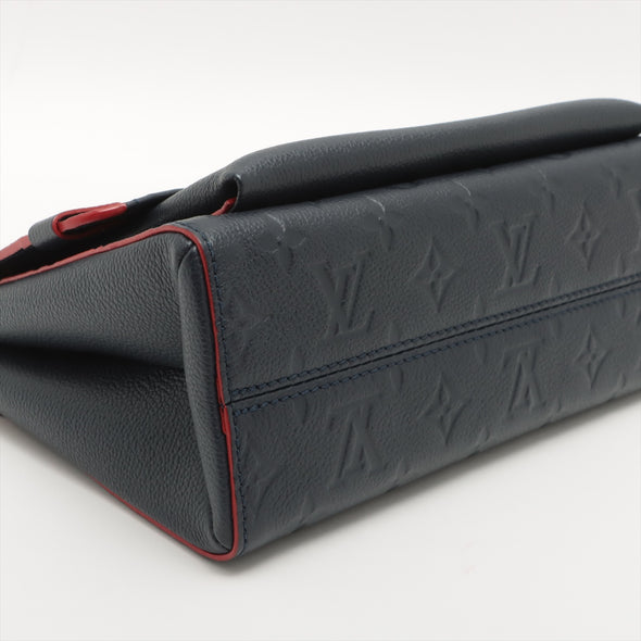 Louis Vuitton Marine Rouge Monogram Empreinte Leather Vavin PM [Clearance Sale]
