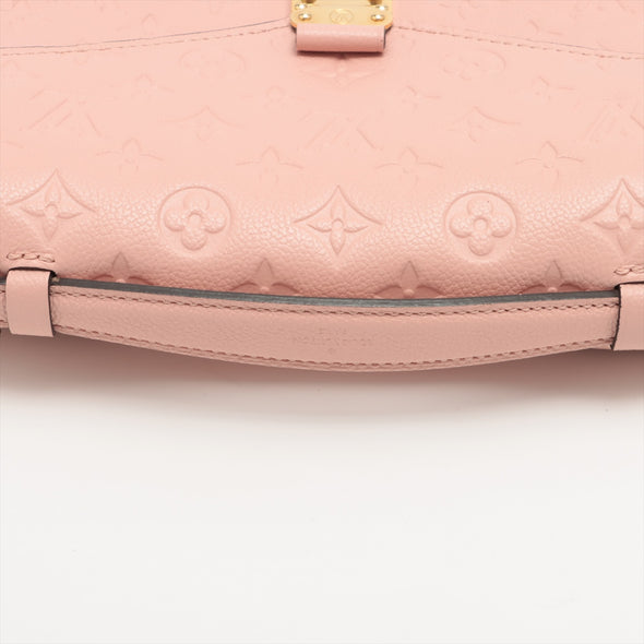 Louis Vuitton Rose Ballerine Monogram Empreinte Leather Pochette Metis [Clearance Sale]