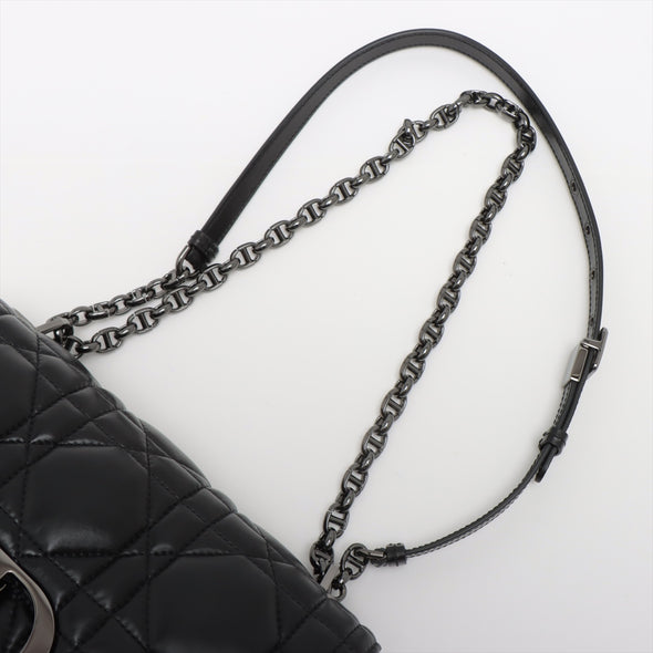 Christian Dior Black Medium Dior Caro Shoulder Bag [Clearance Sale]