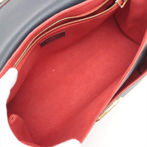 Louis Vuitton Marine Rouge Monogram Empreinte Leather Vavin PM [Clearance Sale]