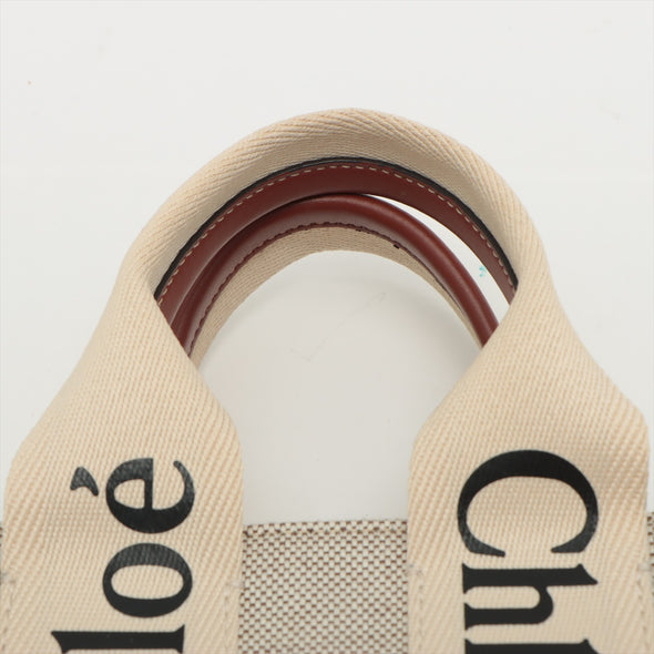Chloe Brown / Beige Woody Small Tote Bag [Clearance Sale]