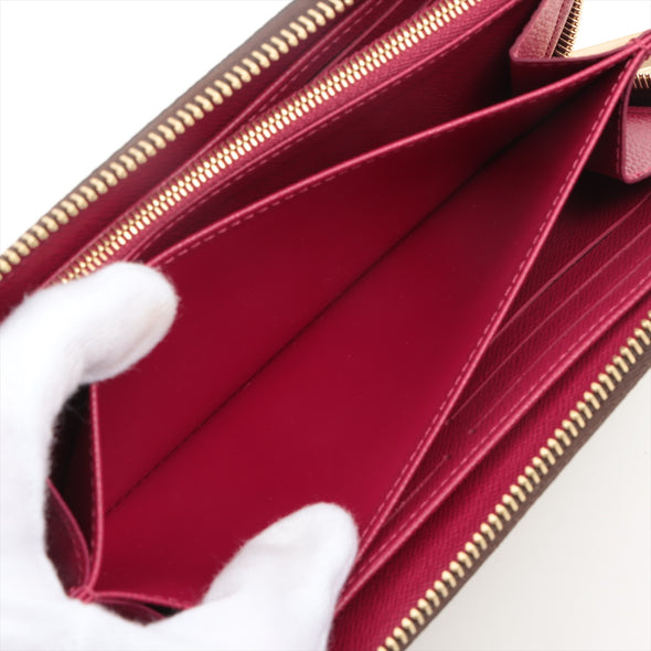 Louis Vuitton Fuchsia Monogram Zippy Wallet [Clearance Sale]