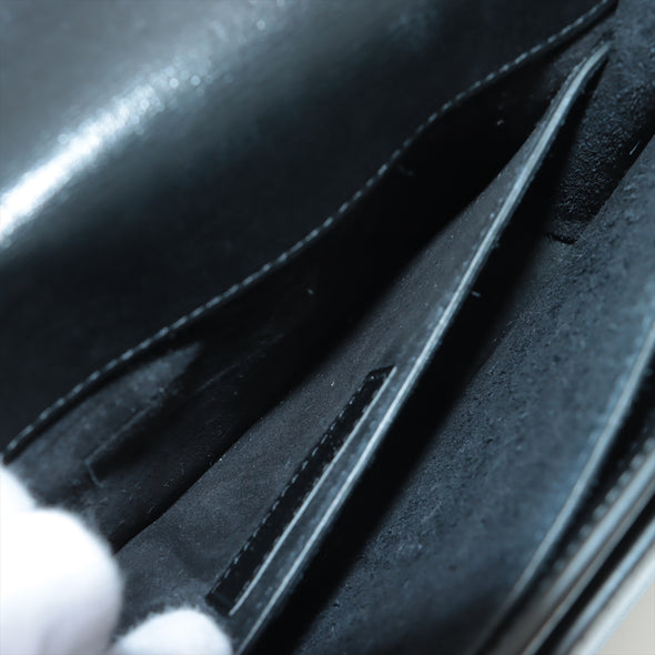 Saint Laurent Black Leather Sunset Medium Chain Bag [Clearance Sale]