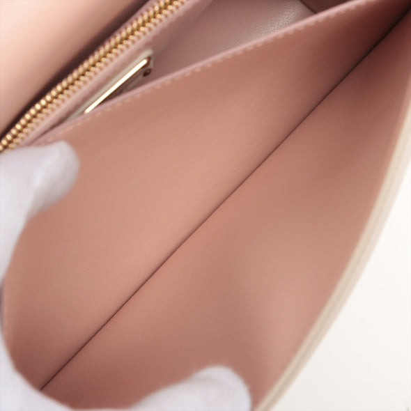 Salvatore Ferragamo Beige Vara Bow Shoulder Bag [Clearance Sale]