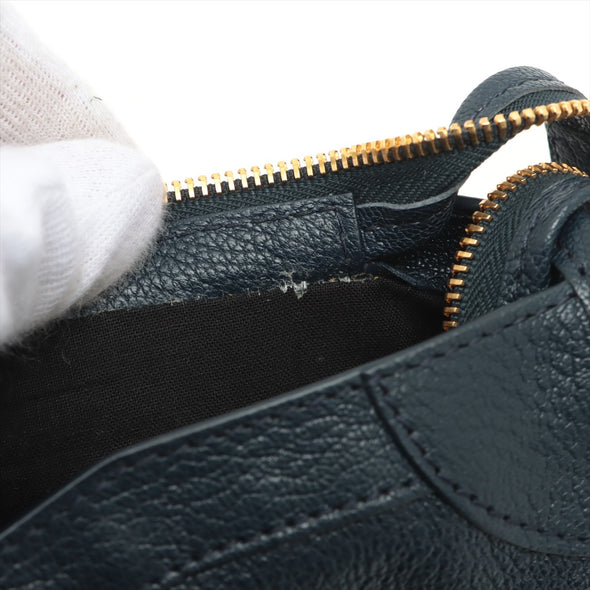 Balenciaga Navy Metallic Edge Small City [Clearance Sale]