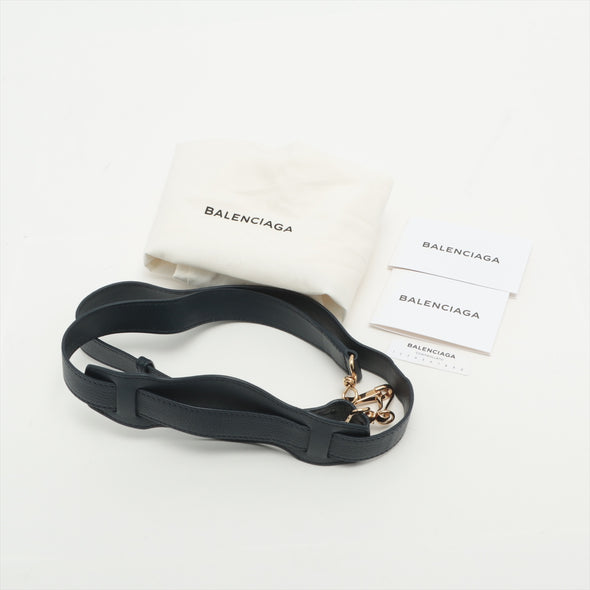 Balenciaga Navy Metallic Edge Small City [Clearance Sale]