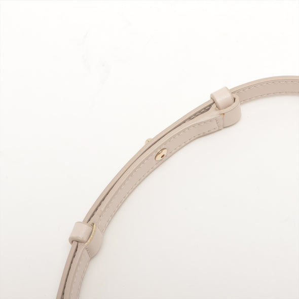 Salvatore Ferragamo Beige Vara Bow Shoulder Bag [Clearance Sale]
