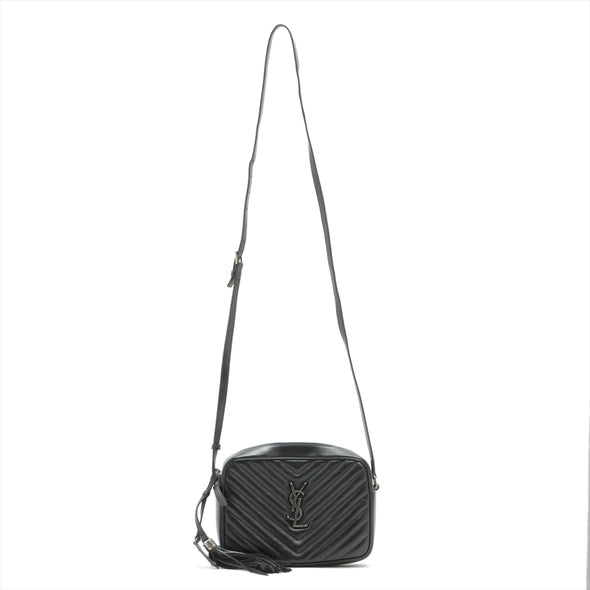 Saint Laurent Black Quilted Leather Lou Camera Bag [Clearance Sale]