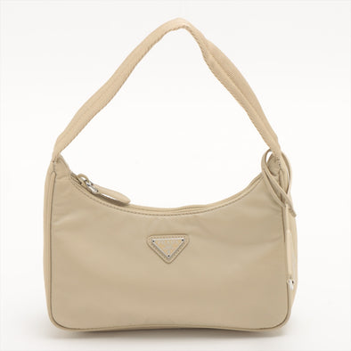 Prada Beige Prada Re-Edition 2000 Nylon Mini Bag [Clearance Sale]