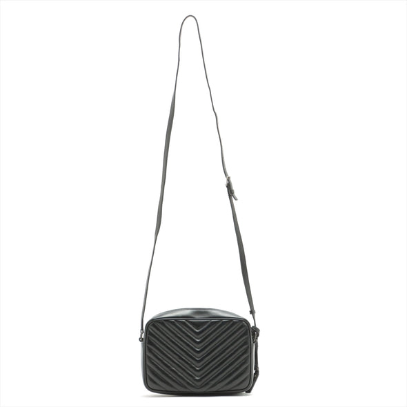 Saint Laurent Black Quilted Leather Lou Camera Bag [Clearance Sale]