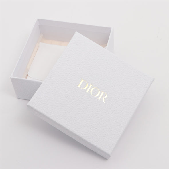 Christian Dior Gray Dior Oblique Jacquard Medium Saddle Wallet [Clearance Sale]