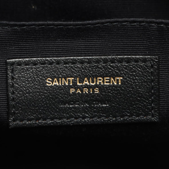 Saint Laurent White Quilted Leather Lou Camera Bag [Clearance Sale]