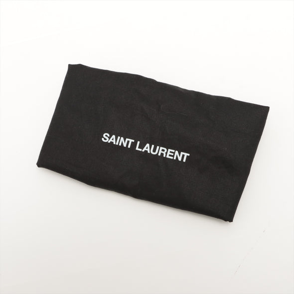 Saint Laurent White Quilted Leather Lou Camera Bag [Clearance Sale]