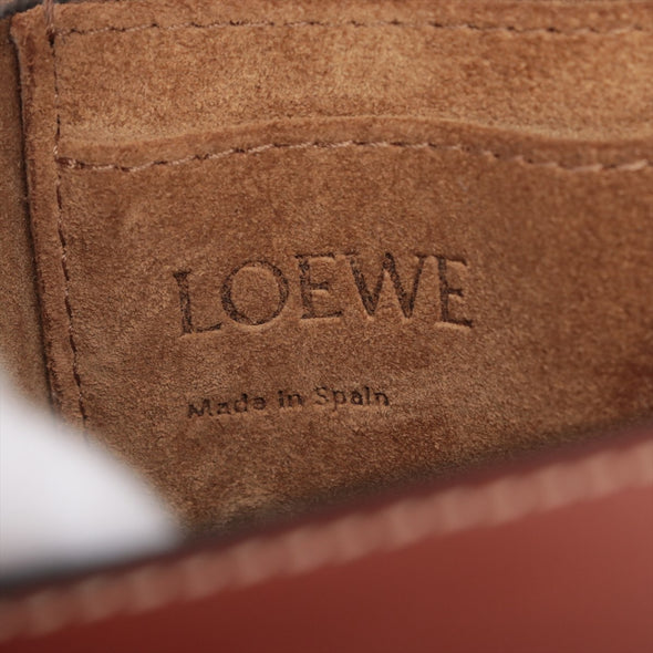 Loewe Brown Grained Leather Mini Gate Dual Bag [Clearance Sale]