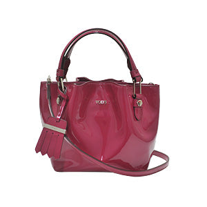 Fuchsia Patent Leather Micro Flower Bag [Clearance Sale]