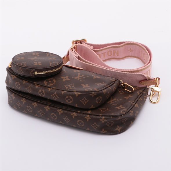 Rose Clair Monogram Canvas Multi Pochette - 2