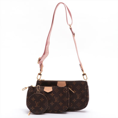 Rose Clair Monogram Canvas Multi Pochette - 2