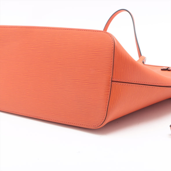 Louis Vuitton Orange Epi Calfskin Leather Neverfull MM [Clearance Sale]