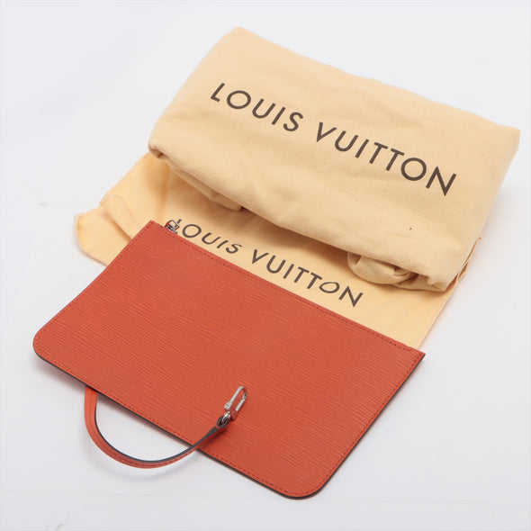 Louis Vuitton Orange Epi Calfskin Leather Neverfull MM [Clearance Sale]