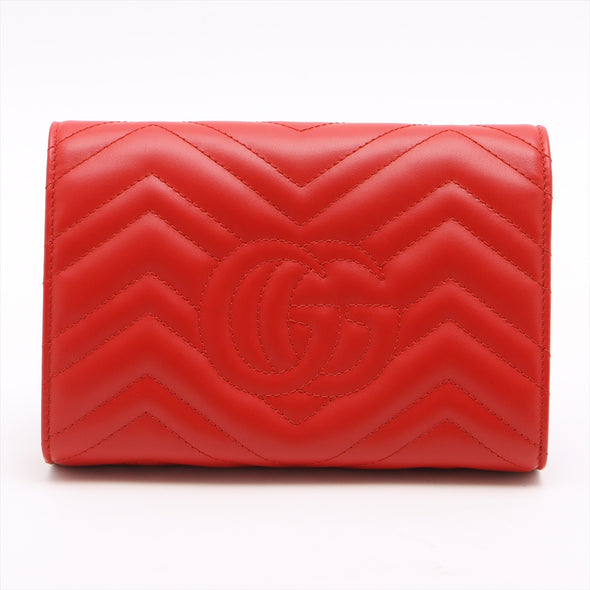 Gucci Red GG Marmont Matelasse Mini Bag [Clearance Sale]